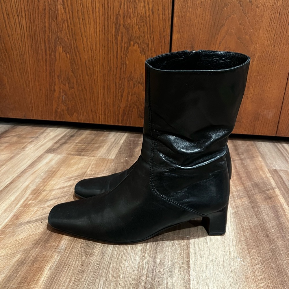 Cole Haan Country Black Leather Boots | Crafted in Italy